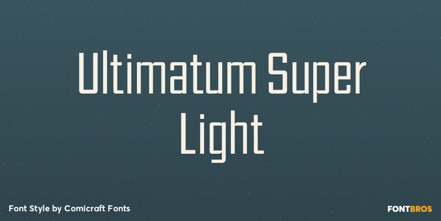 Ultimatum Super Light Poster