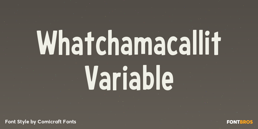Whatchamacallit Variable Poster
