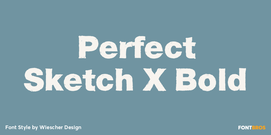 Perfect Sketch X Bold Poster
