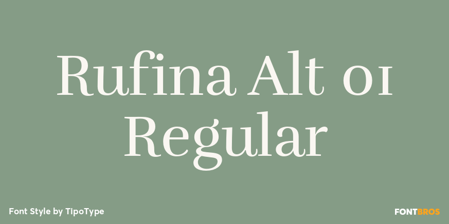 Rufina Alt 01 Regular Poster