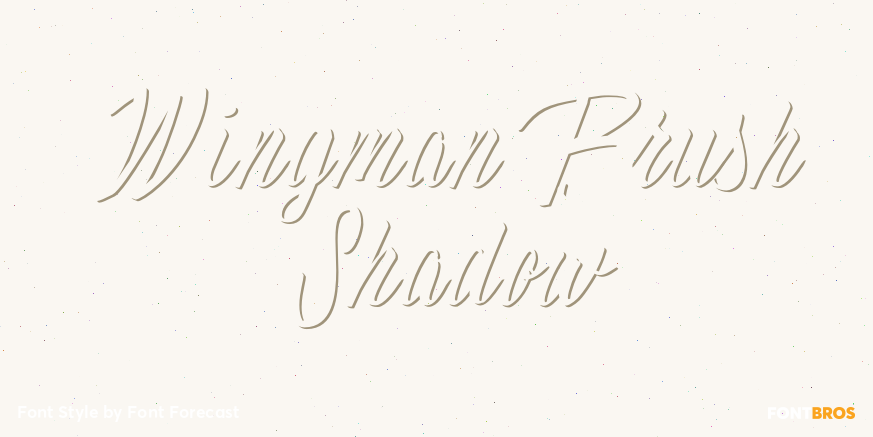 Wingman Brush Shadow Poster