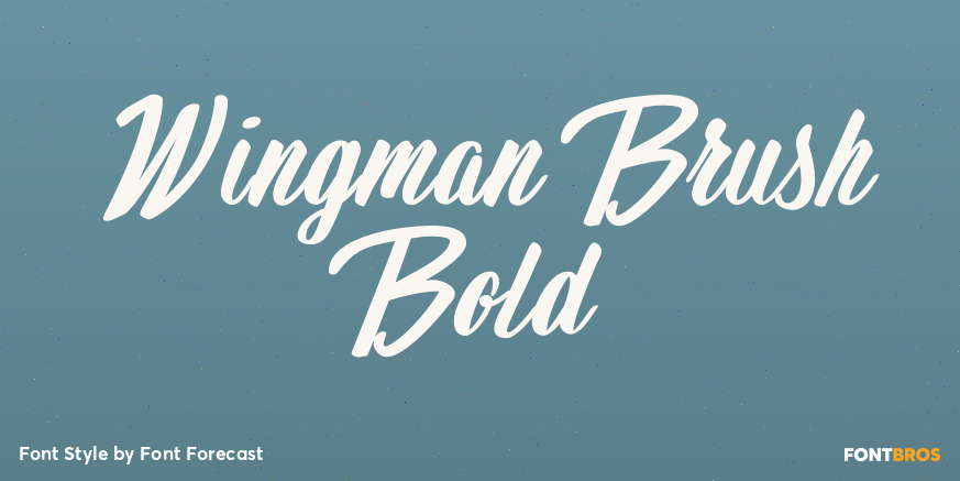 Wingman Brush Bold Poster