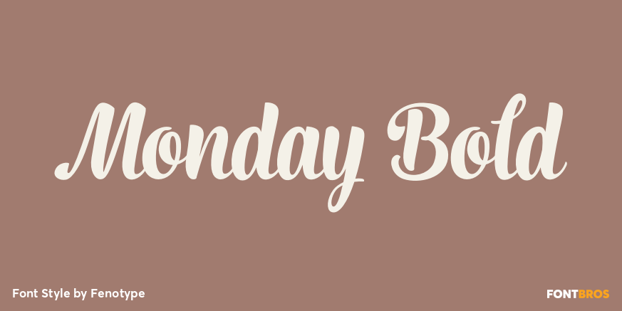 Monday Bold Poster