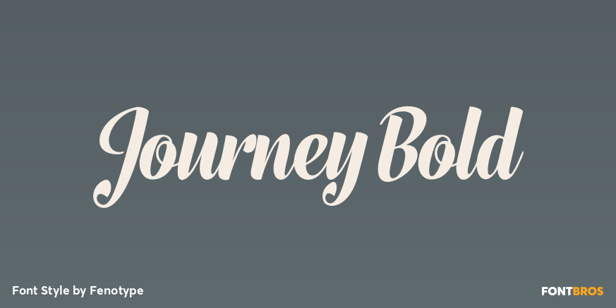 Journey Bold Poster