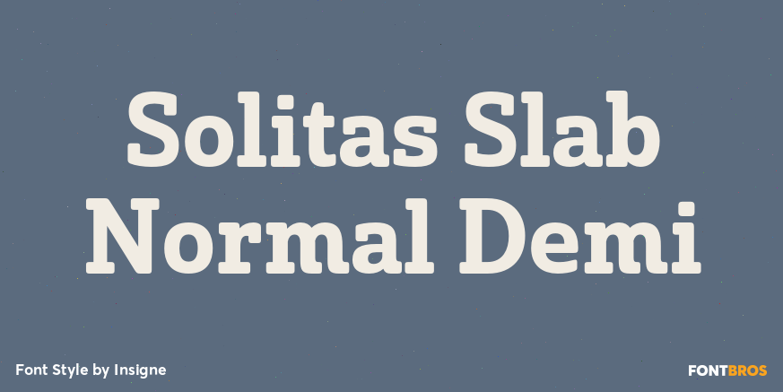 Solitas Slab Normal Demi Poster