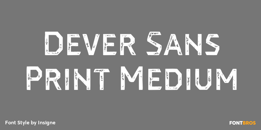 Dever Sans Print Medium Poster
