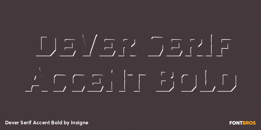 Dever Serif Accent Bold Poster