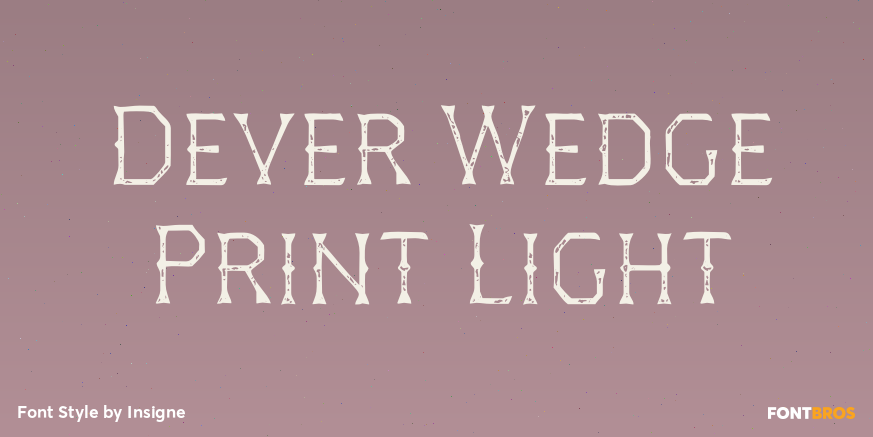 Dever Wedge Print Light Poster