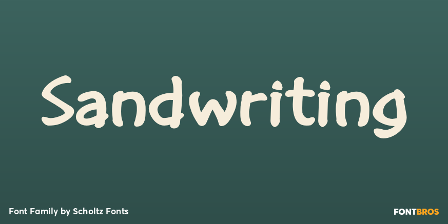 Sandwriting Poster