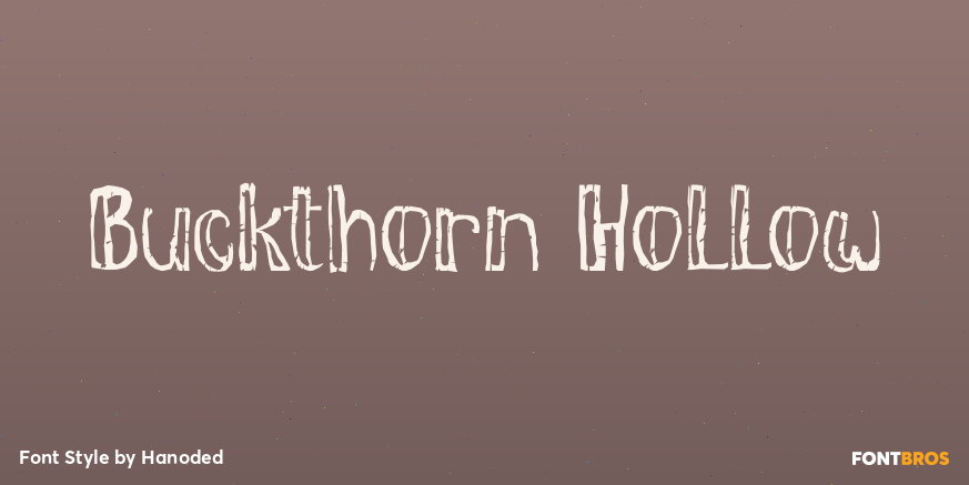 Buckthorn Hollow Poster