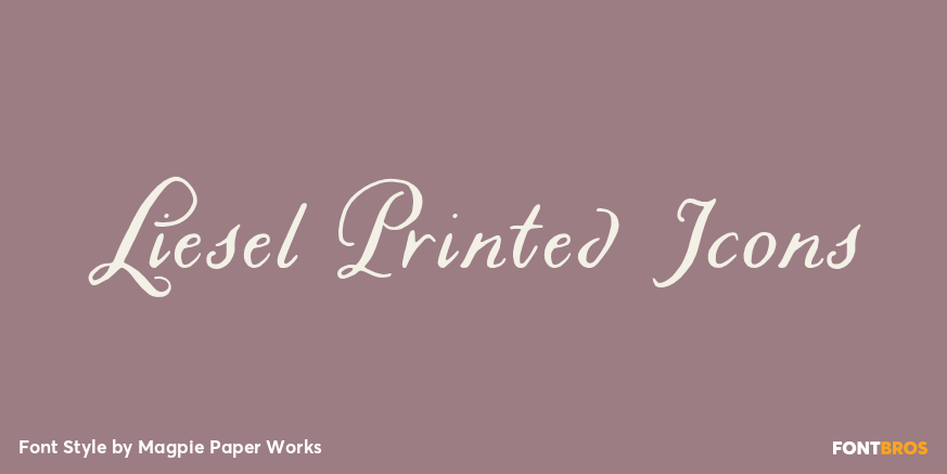 Liesel Printed Icons Poster