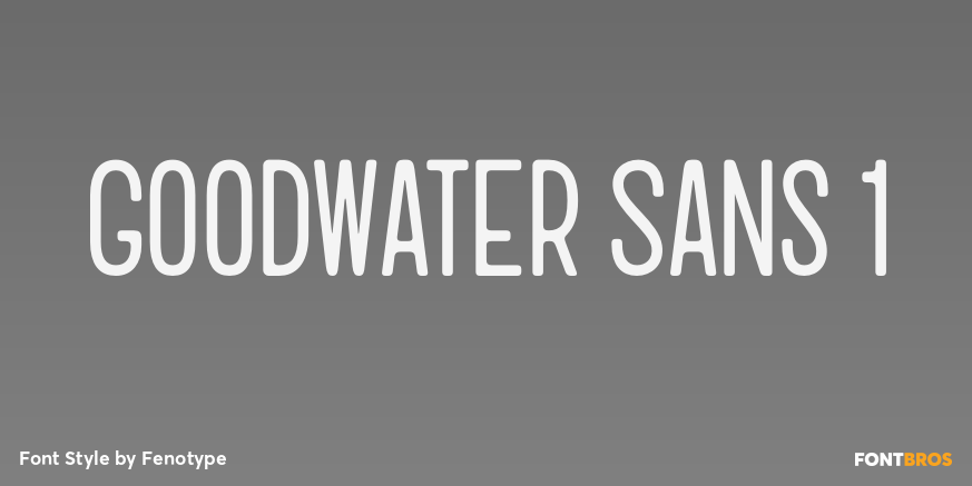 Goodwater Sans 1 Poster