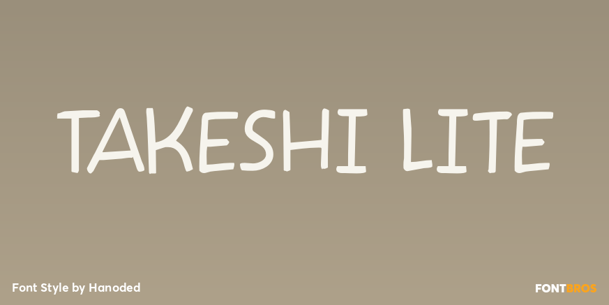 Takeshi Lite Poster