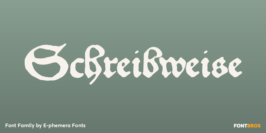 Schreibweise Poster