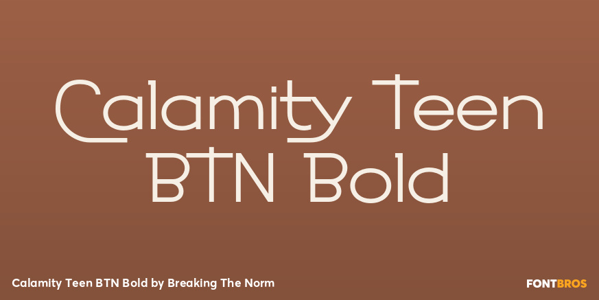 Calamity Teen BTN Bold Poster