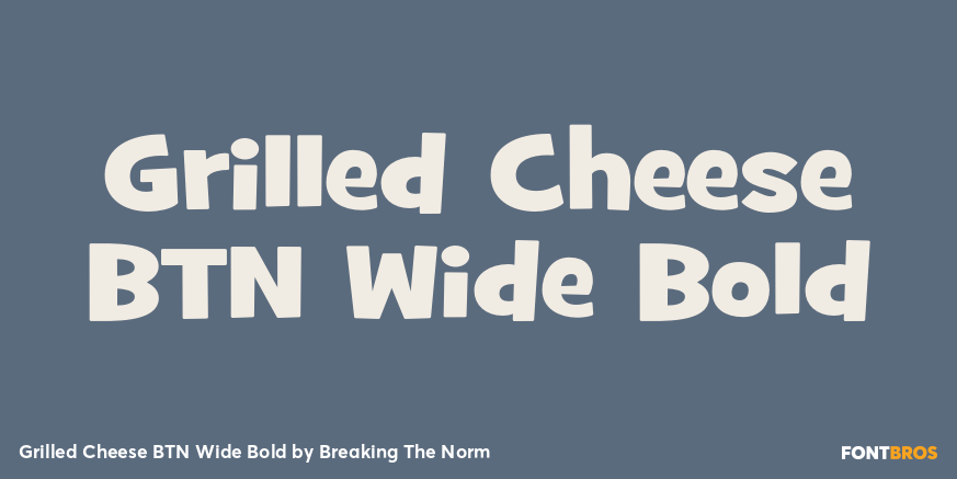 Grilled Cheese BTN Wide Bold Poster