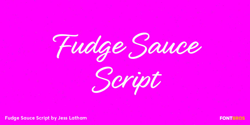 Fudge Sauce Script Poster