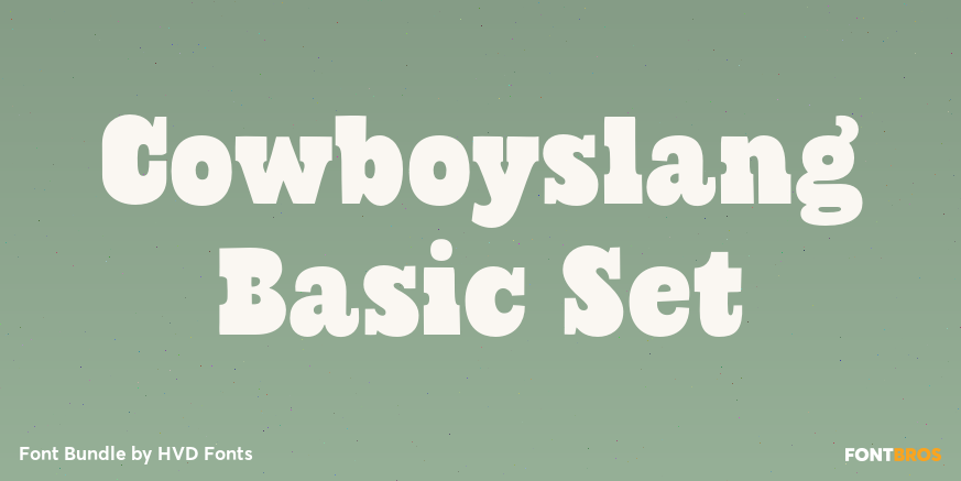 Cowboyslang Basic Set Poster