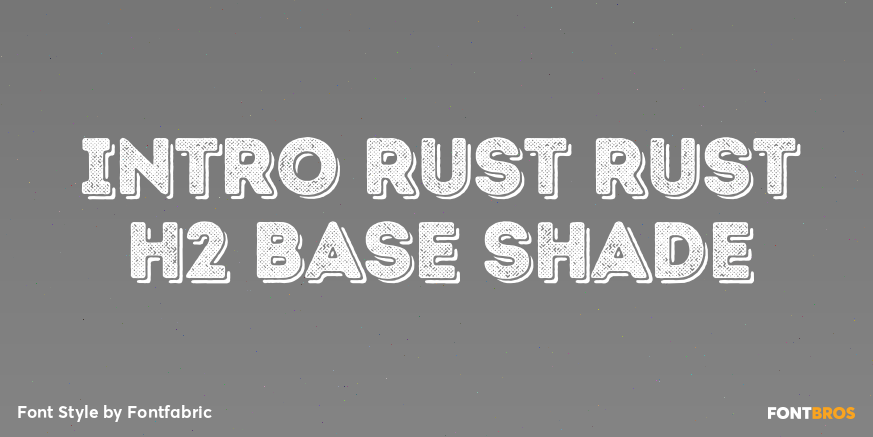 Intro Rust Rust H2 Base Shade Poster