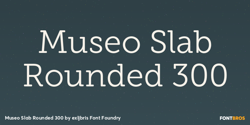 Museo Slab Rounded 300 Poster