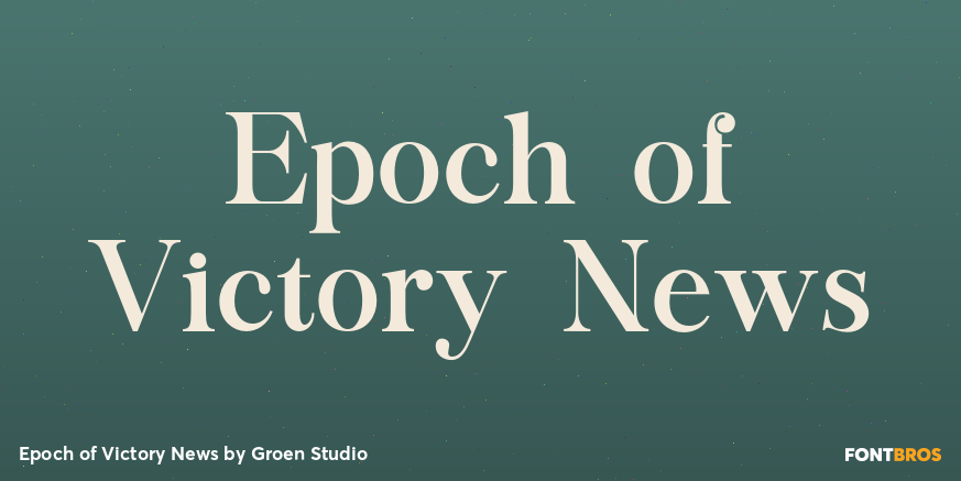 Epoch of Victory News Poster