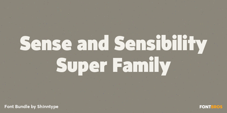 Sense and Sensibility Super Family Poster