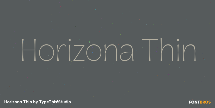 Horizona Thin Poster