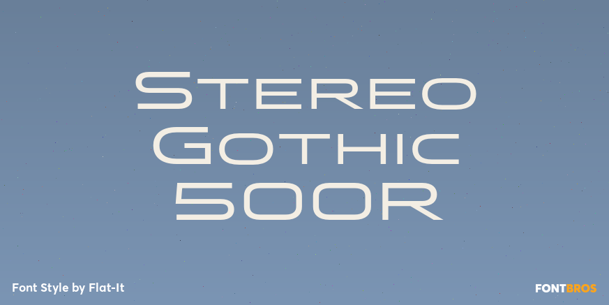 Stereo Gothic 500R Poster