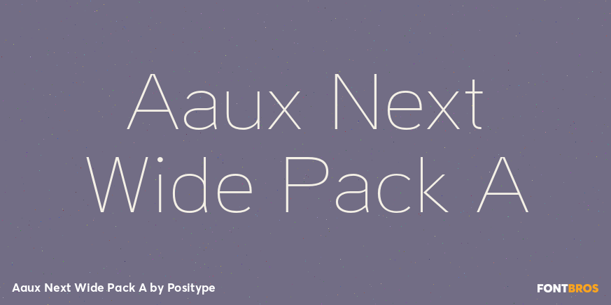 Aaux Next Wide Pack A Poster