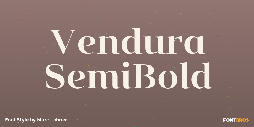 Vendura SemiBold Poster