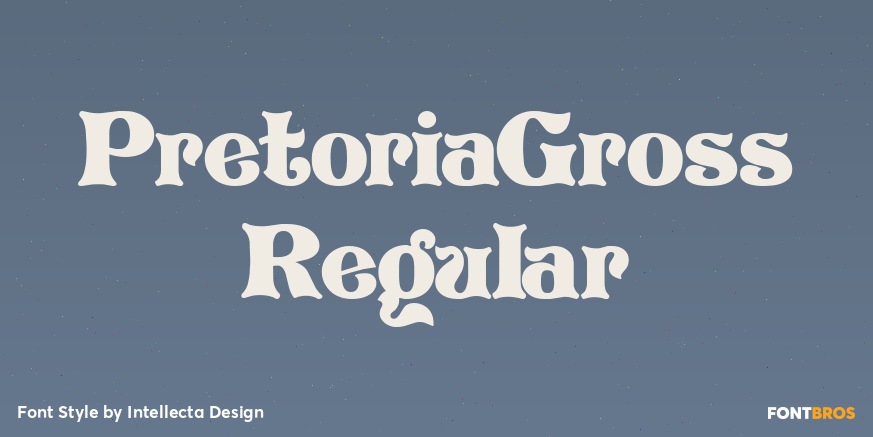 PretoriaGross Regular Poster