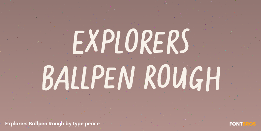 Explorers Ballpen Rough Poster