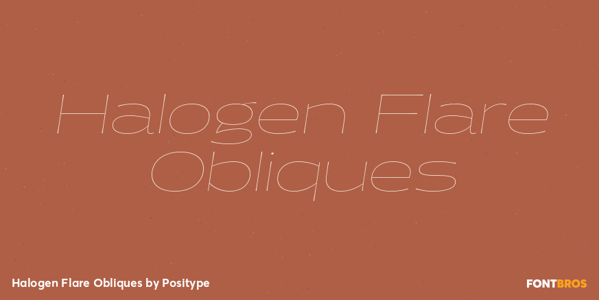 Halogen Flare Obliques Poster