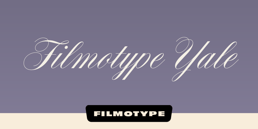 Filmotype Yale Poster