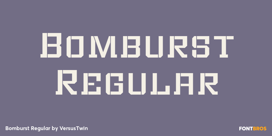 Bomburst Regular Poster