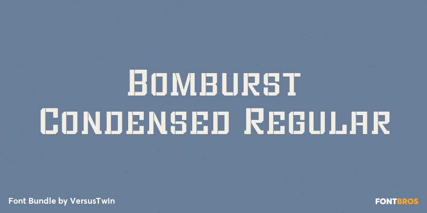 Bomburst Condensed Regular Poster