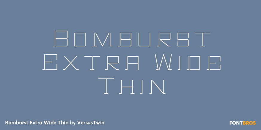 Bomburst Extra Wide Thin Poster