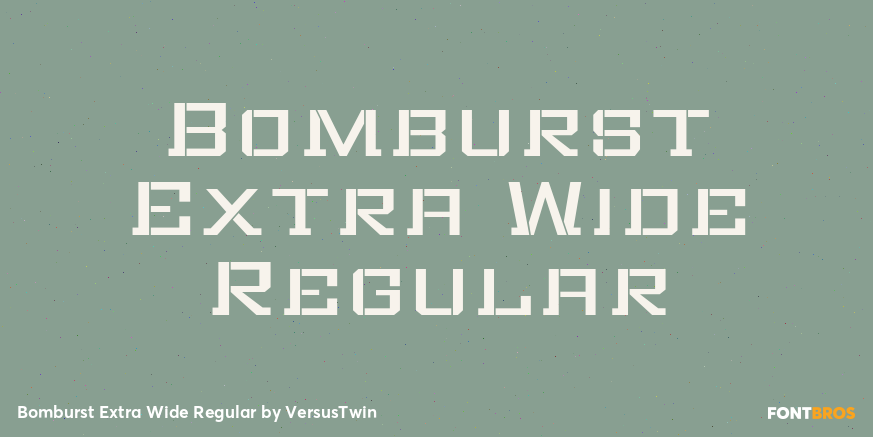 Bomburst Extra Wide Regular Poster