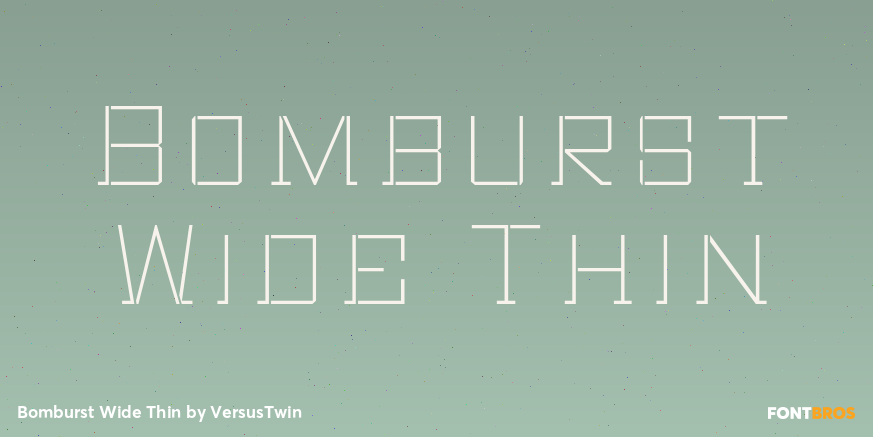 Bomburst Wide Thin Poster