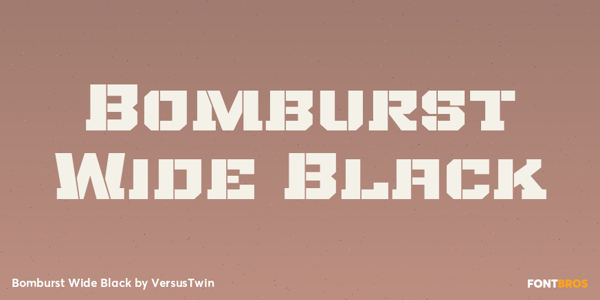 Bomburst Wide Black Poster