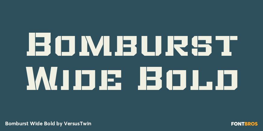 Bomburst Wide Bold Poster