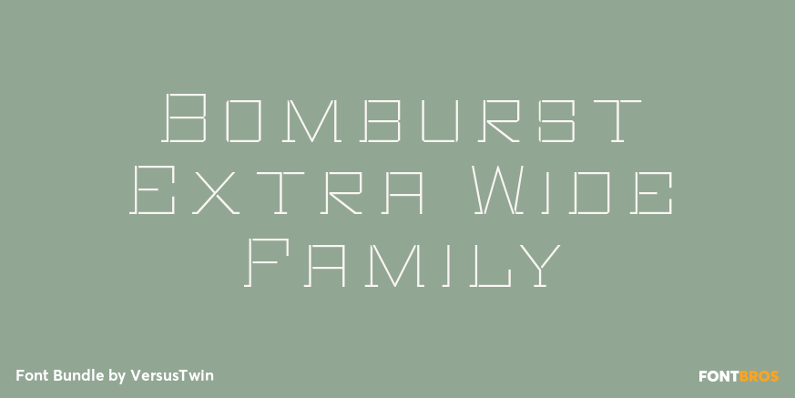 Bomburst Extra Wide Family Poster