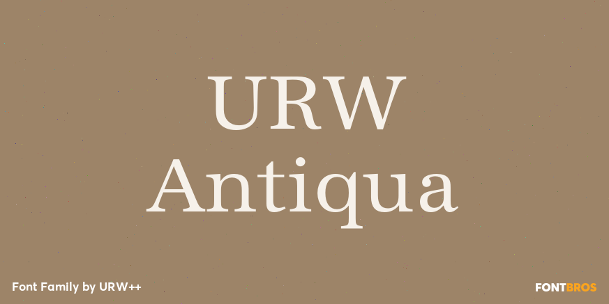URW Antiqua Poster
