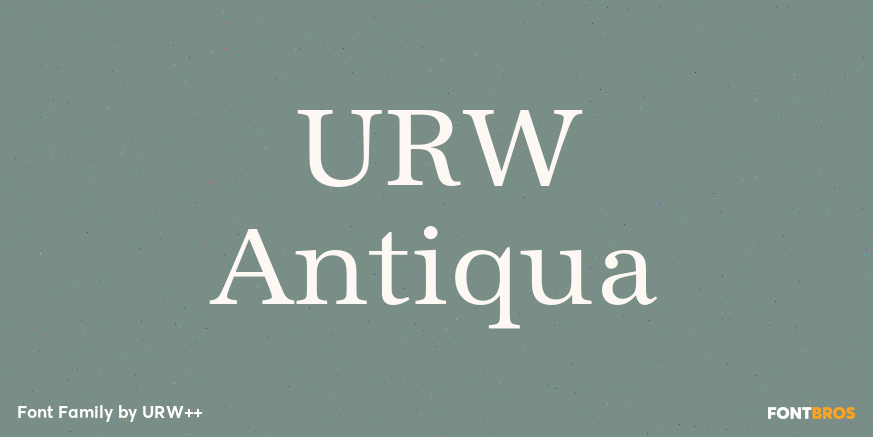 URW Antiqua Poster