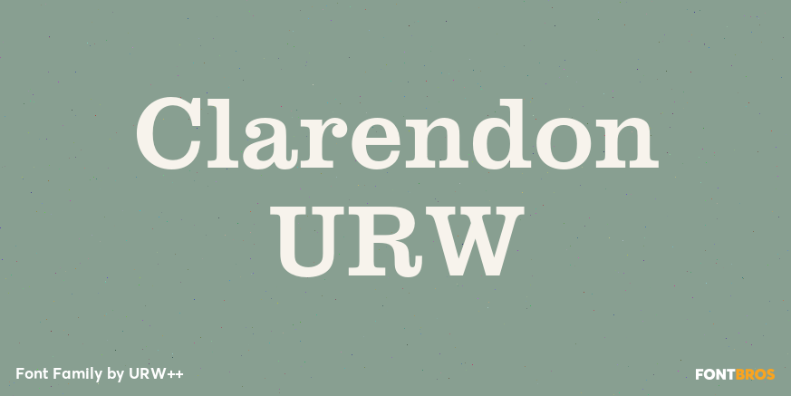 Clarendon URW Poster