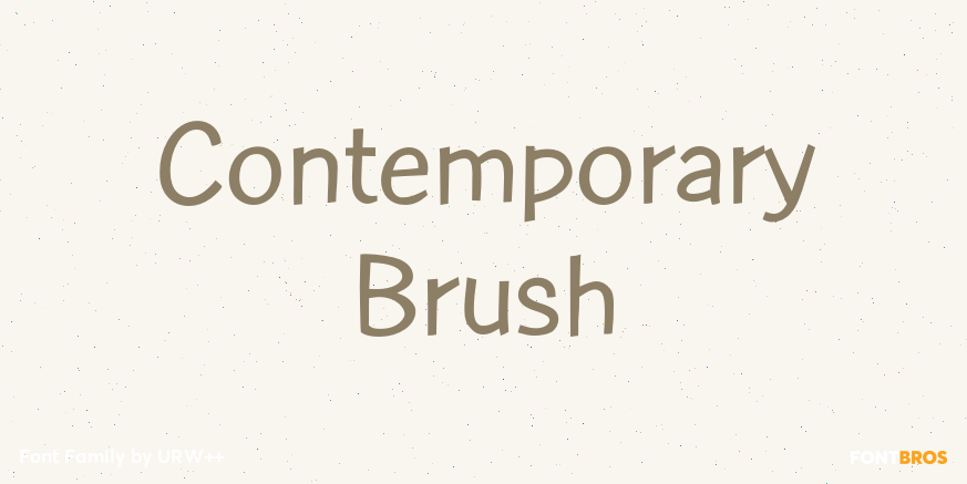 Contemporary Brush Poster