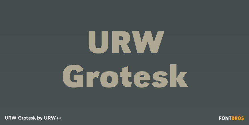 URW Grotesk Poster