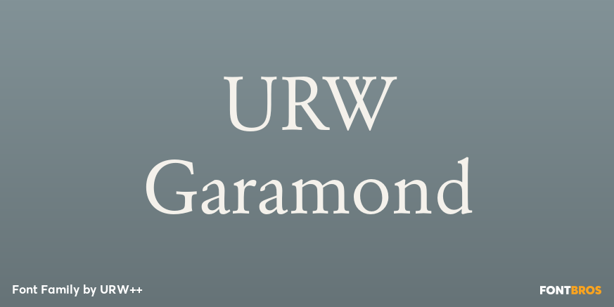 URW Garamond Poster