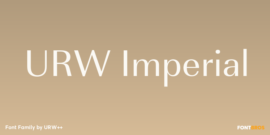URW Imperial Poster