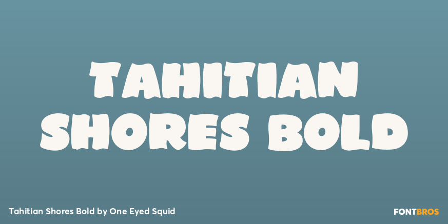 Tahitian Shores Bold Poster